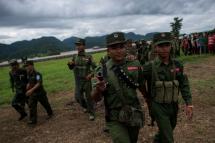 Members of UWSA (United Wa State Army). Photo: Ye Aung Thu/AFP