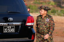 Myanmar military commander-in-chief Senior General Min Aung Hlaing. Photo: Lynn Bo Bo/EPA-EFE
