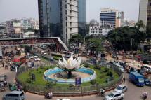 A general view of the Motijheel area in Dhaka, Bangladesh. Photo: EPA