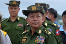 Myanmar army chief Min Aung Hlaing. Photo: AFP
