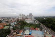 An aerial view of Yangon city. Photo: Nyein Chan Naing/EPA