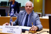 EU High Representative Josep Borrell prepares to preside a Foreign affairs Council meeting at the European Council in Brussels, Belgium, 18 July 2022. Photo: EPA