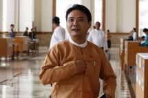 (File) Phyo Zeya Thaw, former law maker of National League for Democracy (NLD) party, at a regular parliament session at Union Parliament in Naypyitaw, capital of Myanmar, 28 January 2016. Photo: EPA