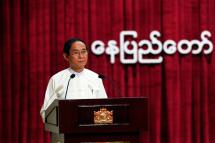 Myanmar President Win Myint. Photo: Hein Htet/EPA