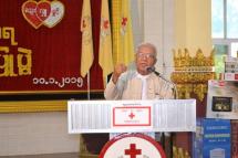 Professor Tha Hla Shwe, president of the Myanmar Red Cross. Photo: Myanmar Red Cross Society
