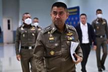 Thailand’s deputy national police chief Surachate ‘Big Joke’ Hakparn arrives at a press conference regarding a murder case at the Crime Suppression Division in Bangkok on June 30. /Photo: AFP