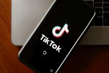 The Tiktok application logo. Photo: EPA