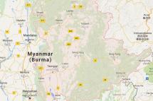 Shan State, Myanmar. Map: Google
