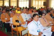 Representatives from political parties and organizatins in Shan State are seen at the Shan State National Level Political Dialogue. Photo: IPRD
