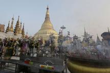 Shwedagon Pagoda in Yangon. Photo: Nyein Chan Naing/EPA
