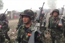 Soldiers from Karenni National Progressive Party. Credit: Screengrab from YouTube
