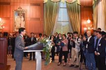 Image: The Thai Deputy Prime Minister and Minister of Foreign Affairs Panpree Phathithanukorn spoke on Myanmar situation on September 16. /Photo: Prachatai English.