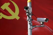 China has spent massive amounts on surveillance cameras in recent years, and vast numbers have been installed in western Xinjiang province. Photo: AFP