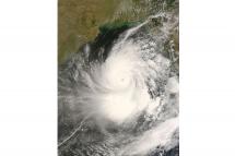 Cyclone Nargis approaching landfall in Myanmar. Photo: Wikipedia
