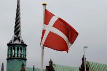 A Denmark's national flagl flutters in Copenhagen, Denmark. Photo: Reuters