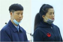 Trinh Ba Phuong (left) was sentenced to 10 years and Nguyen Thi Tam (right) to six years.PHOTOS: AFP