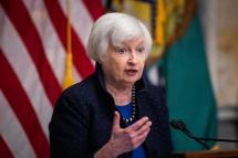File Photo: US Treasury Secretary Janet Yellen speaks at a news conference on the 2023 IMF-World Bank Spring Meetings at the Treasury Department in Washington, DC, US, 11 April 2023./ Photo: EPA