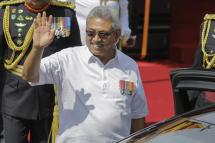  Sri Lankan President Gotabaya Rajapaksa waves to public as he leaves after attending the 72nd Independence Day parade at the Independence Square in Colombo, Sri Lanka, 04 February 2020. Photo: EPA