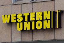 An image showing the company logo of Western Union money transfer. Photo: EPA
