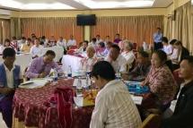 Participants of a recent workshop in Karen State discussed strategies for returning internally displaced populations. Photo: KIC
