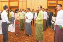 Image: SAC Minister Lt- Gen Yar Pyae / Photo: State-owned media