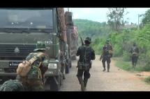 Embedded thumbnail for Images of Myanmar rebel armies ambush military convoy and aftermath