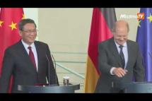 Embedded thumbnail for Germany urges China to &amp;#039;exert influence on Russia&amp;#039;, as leaders pledge collaboration on climate